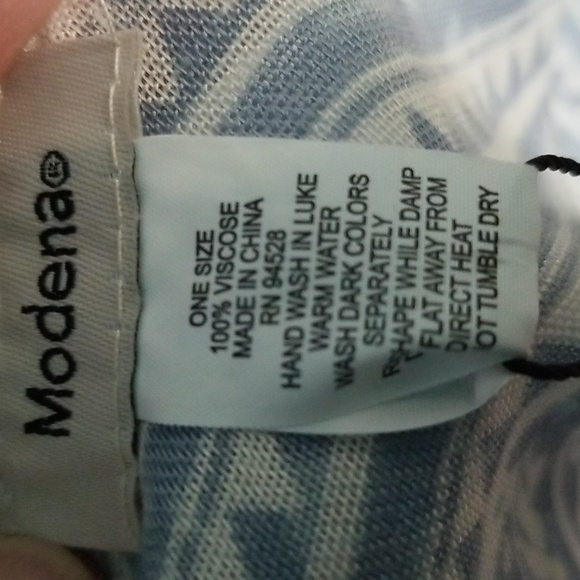 Modena Ruhana, one size fits all, NWT, blue & white - Picture 6 of 9